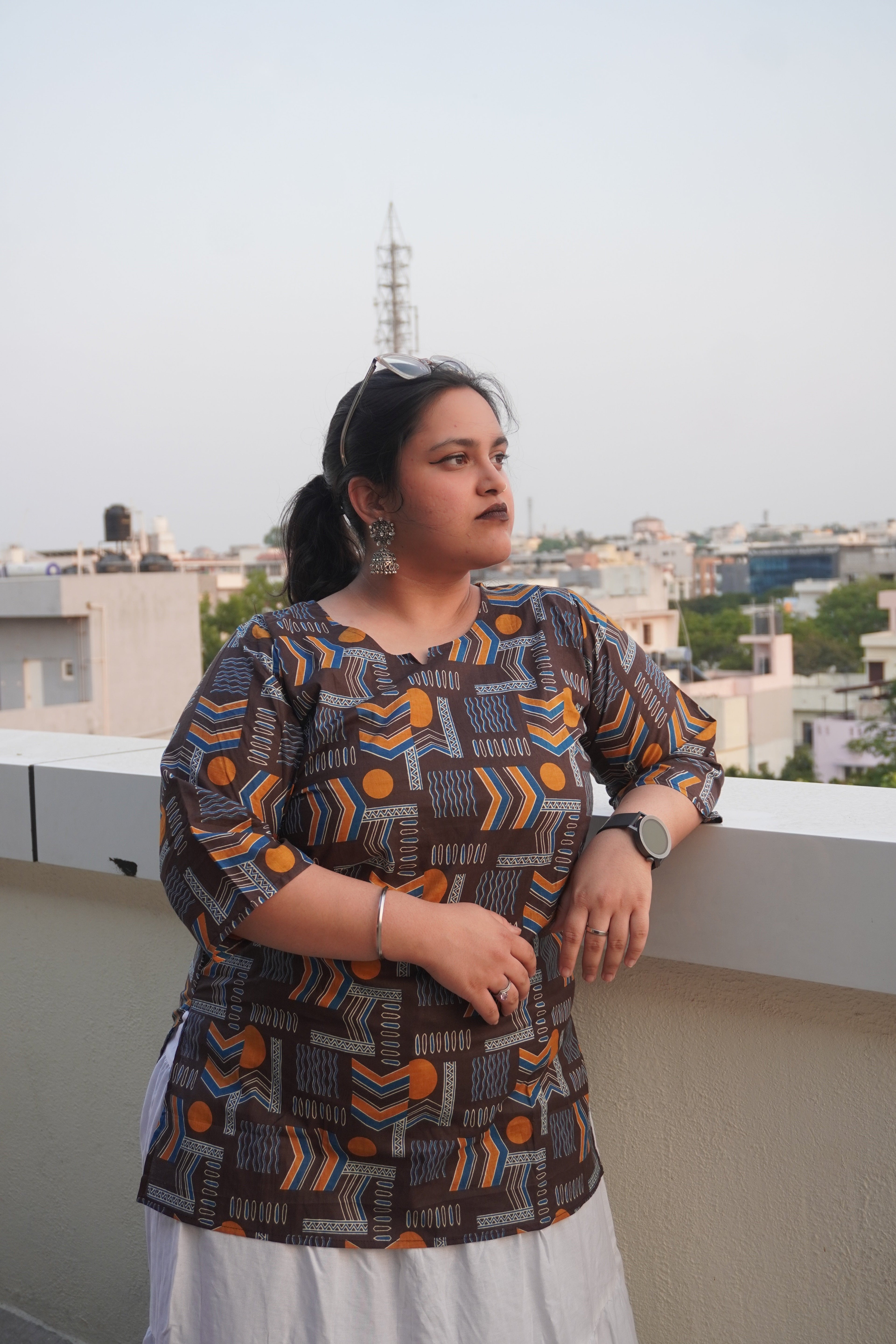 Mitti Mosaic Short Kurti side view