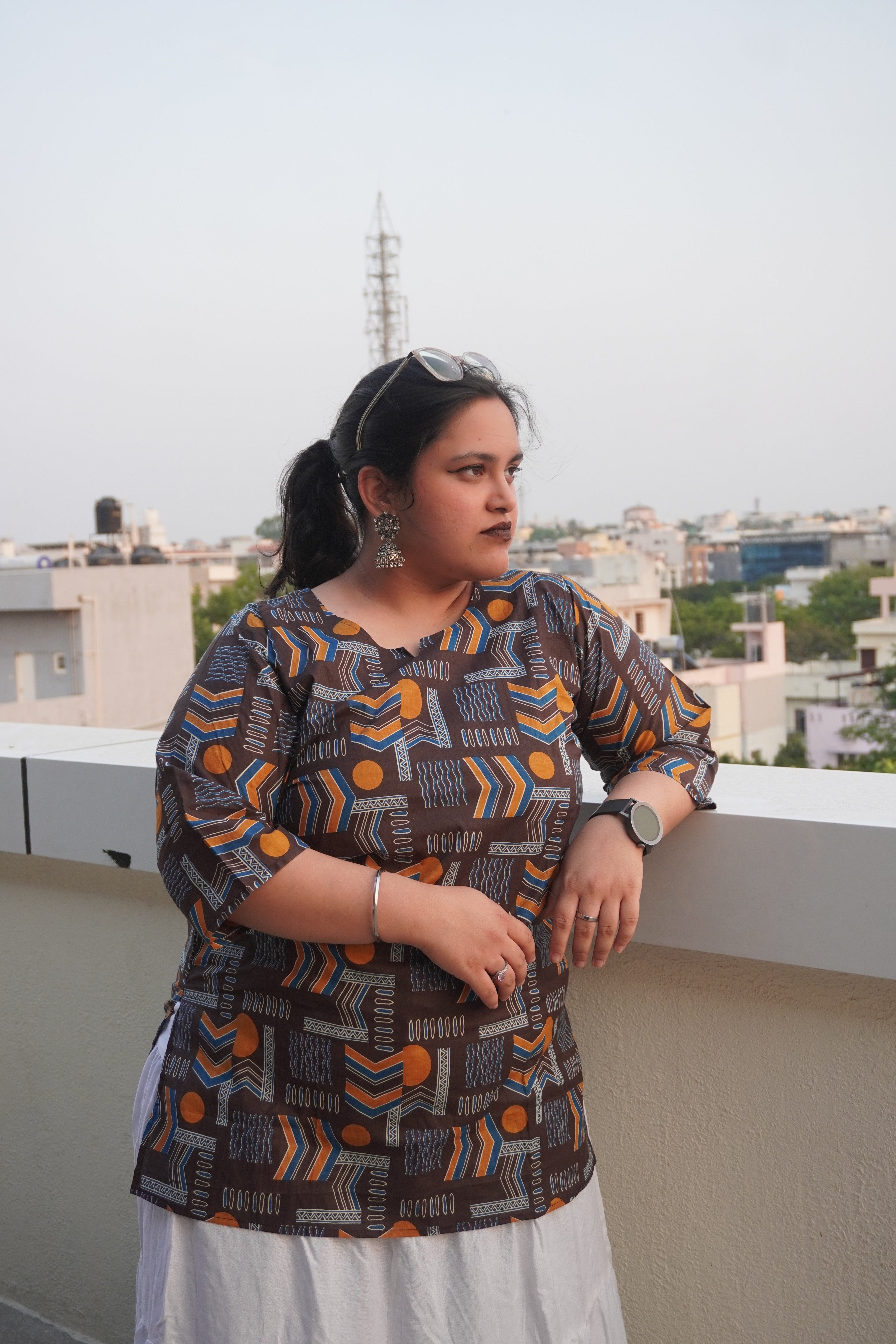 Mitti Mosaic Short Kurti styled look