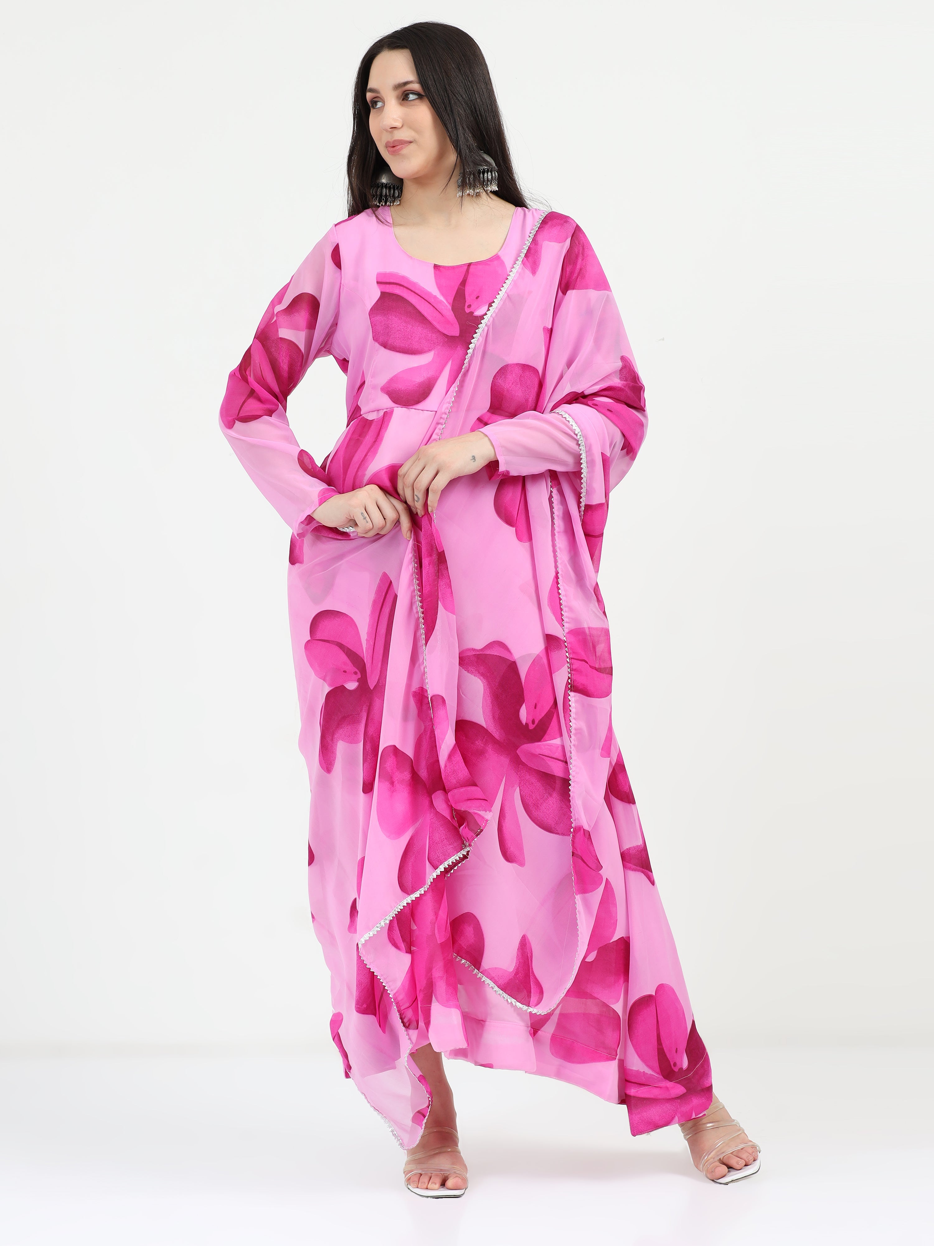 Petal Patola Kurta Set