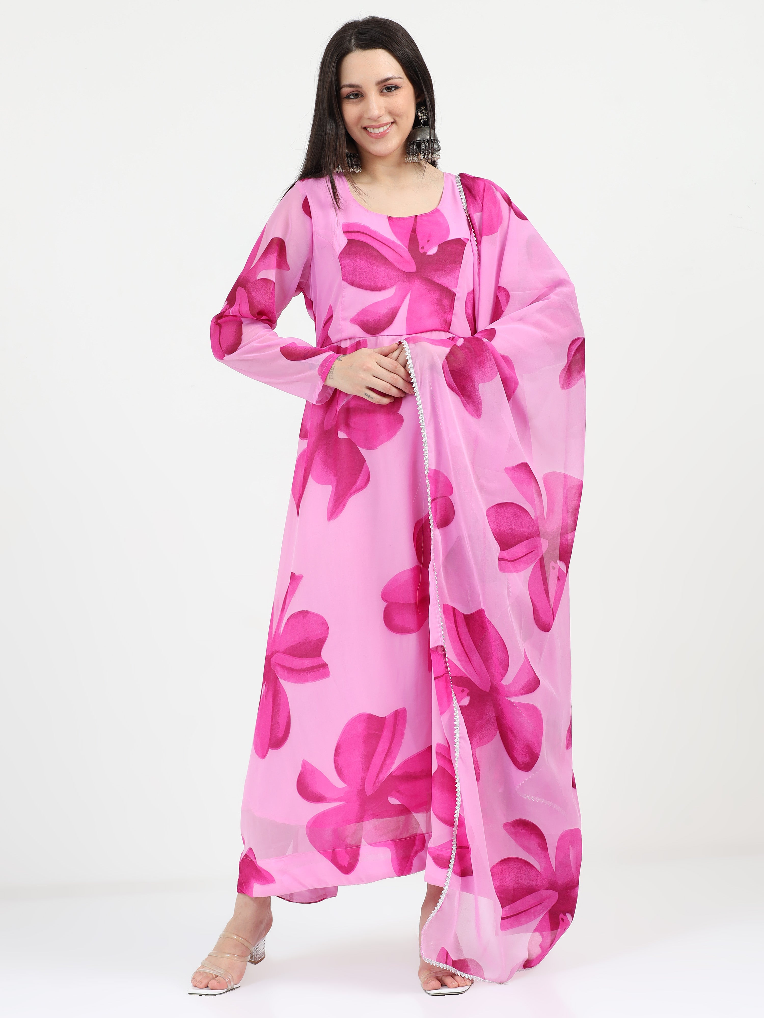 Petal Patola Kurta Set