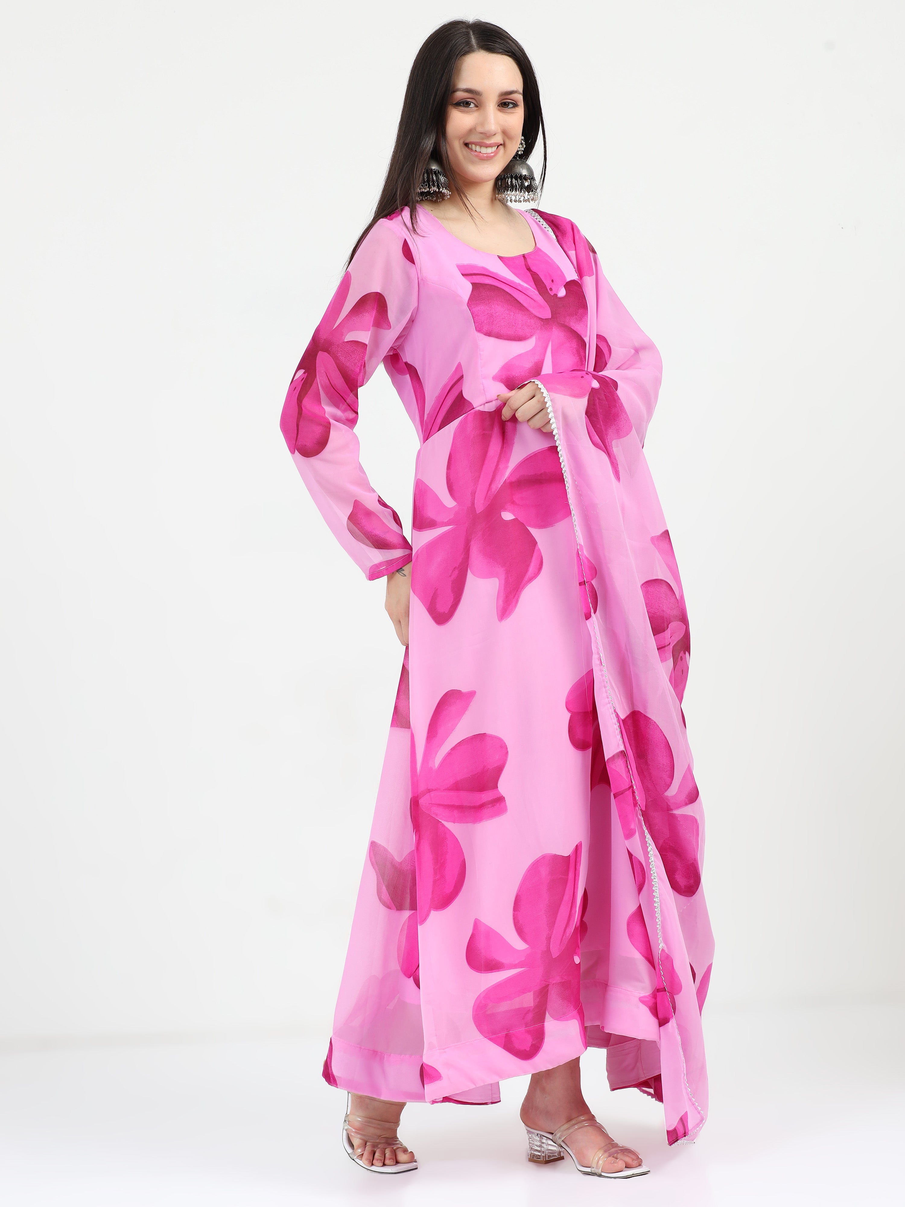 Petal Patola Kurta Set