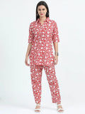 Laal Leher Co-ord Set