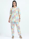 Phoolon Ki Holi Short Kurta Set