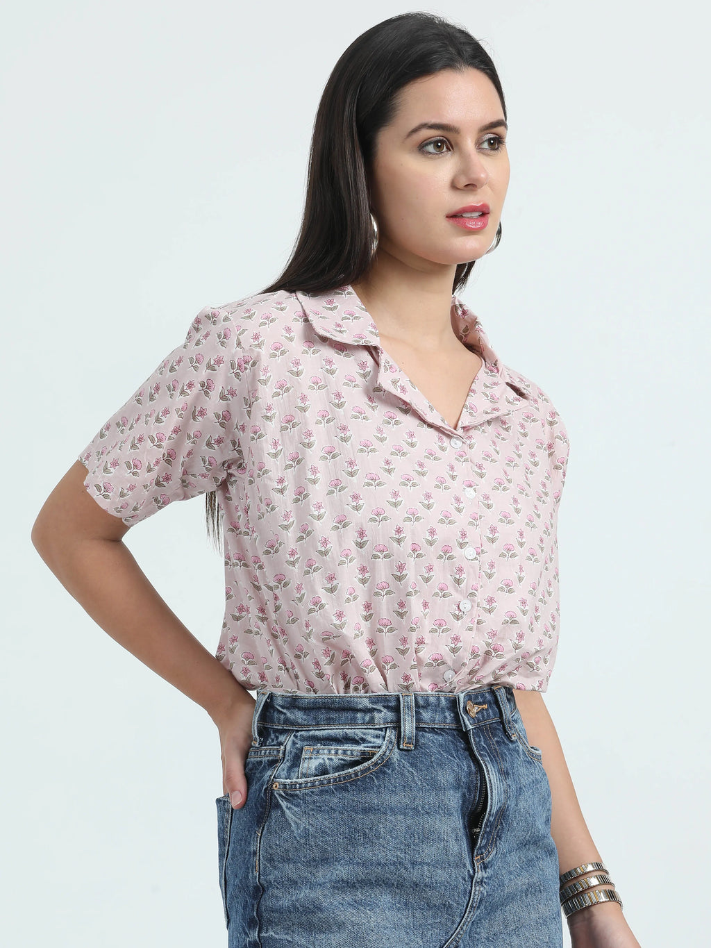 Gulabi Gulzar Shirt