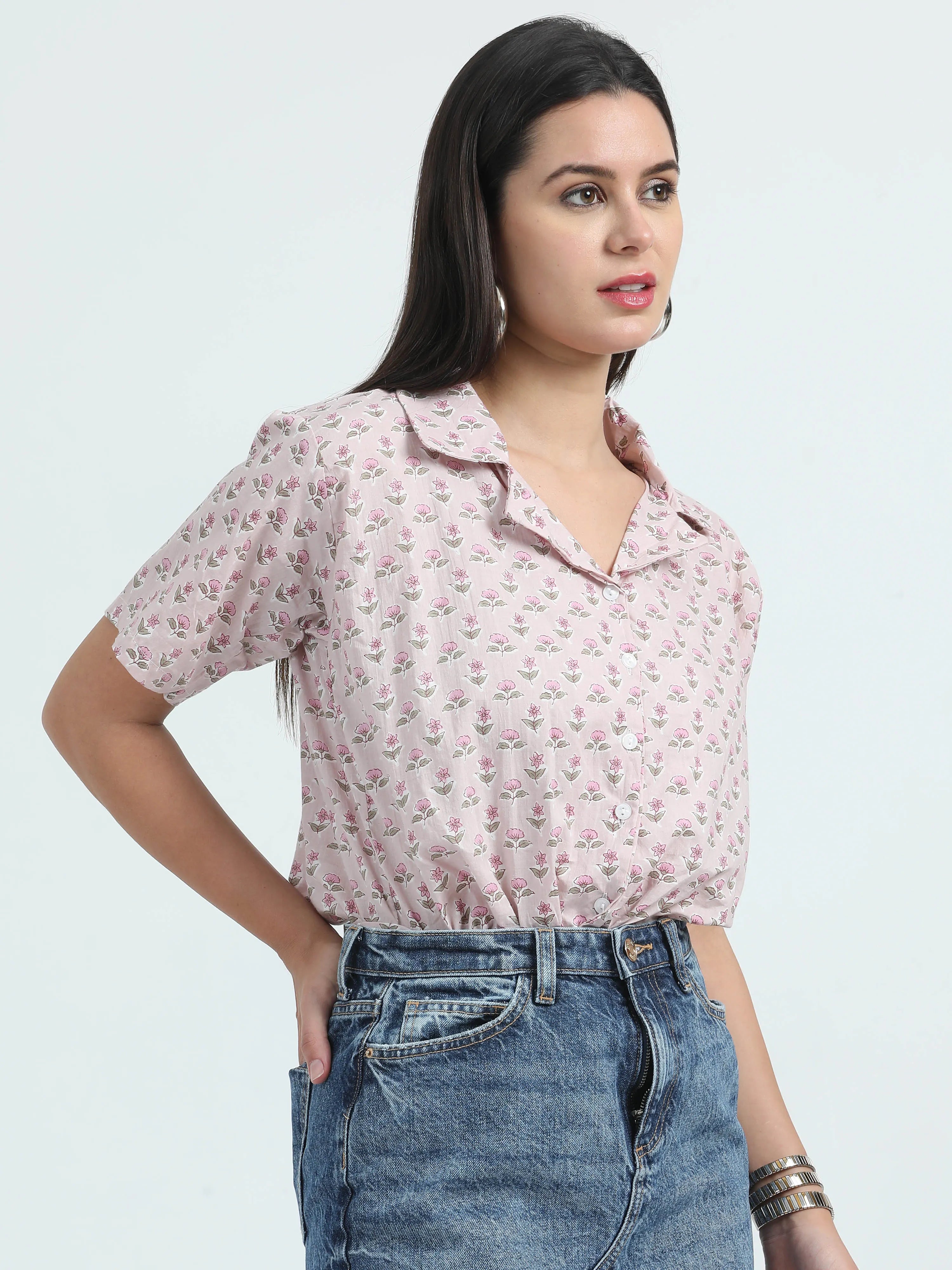 Gulabi Gulzar Shirt